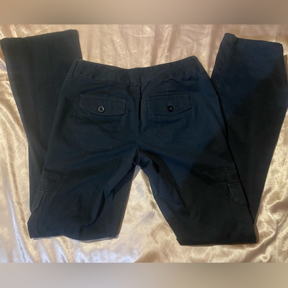 SO black y2k cargo flared pants - Picture 6 of 7